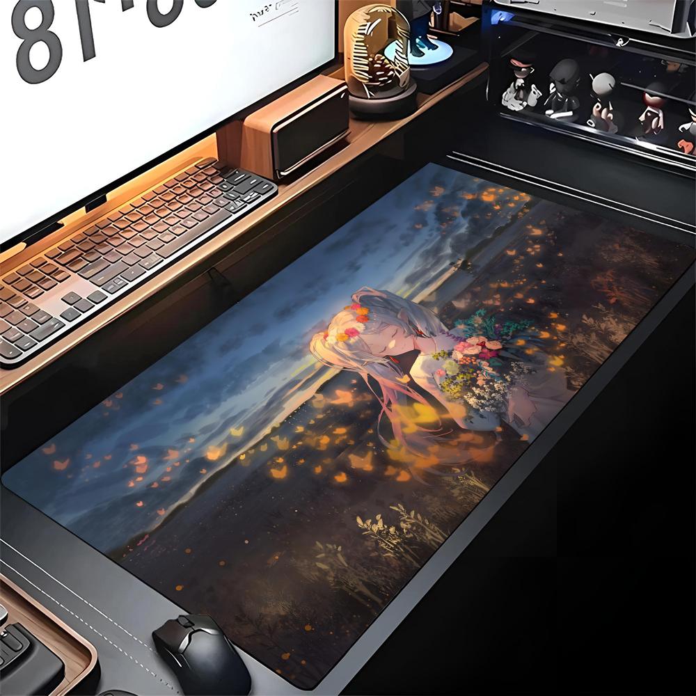 Rugged Tablet Accessories - Anime Frieren Mouse Desk Decor Pad