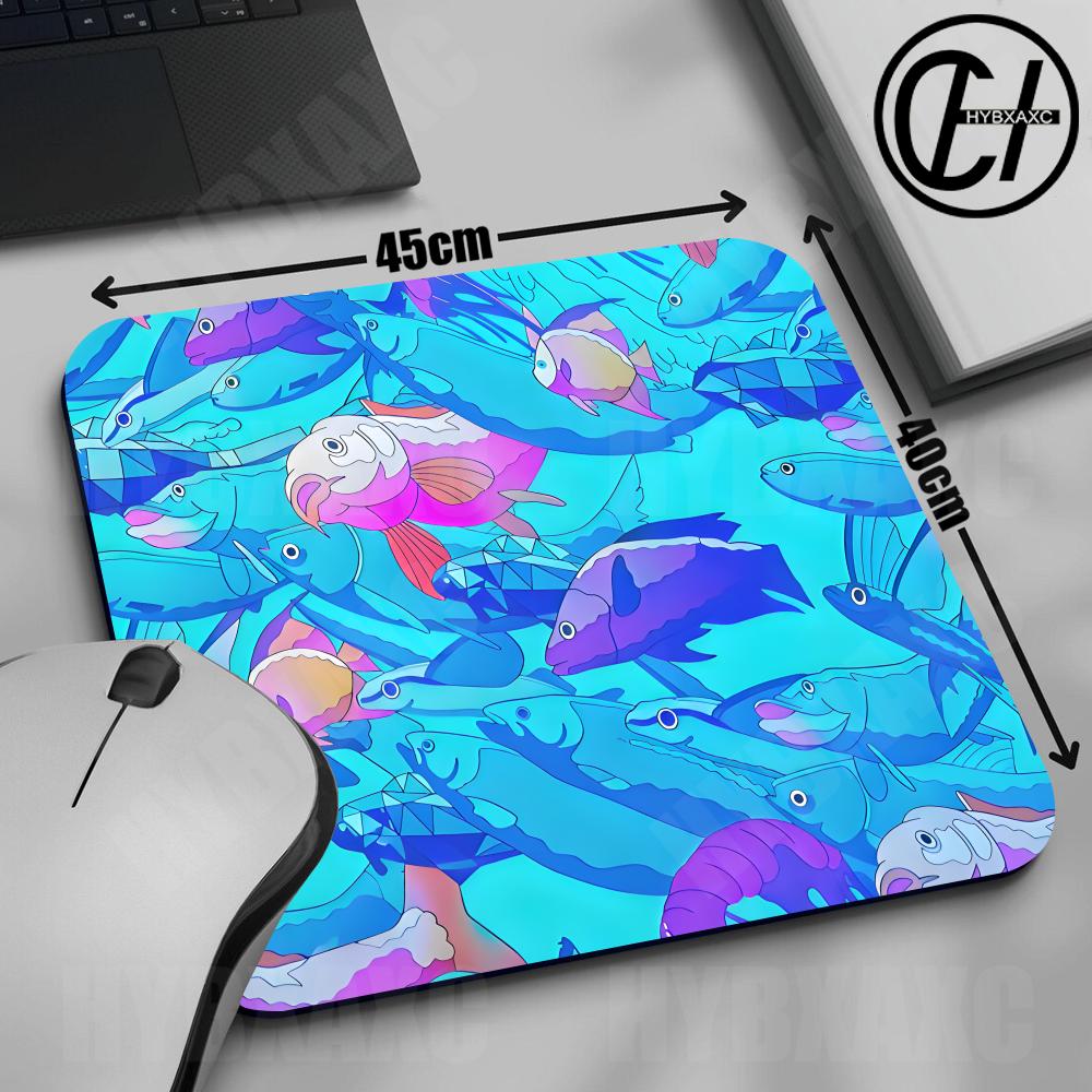 Rugged Tablet Accessories - HYBXAXC Mouse Pad Cute Fish Desk