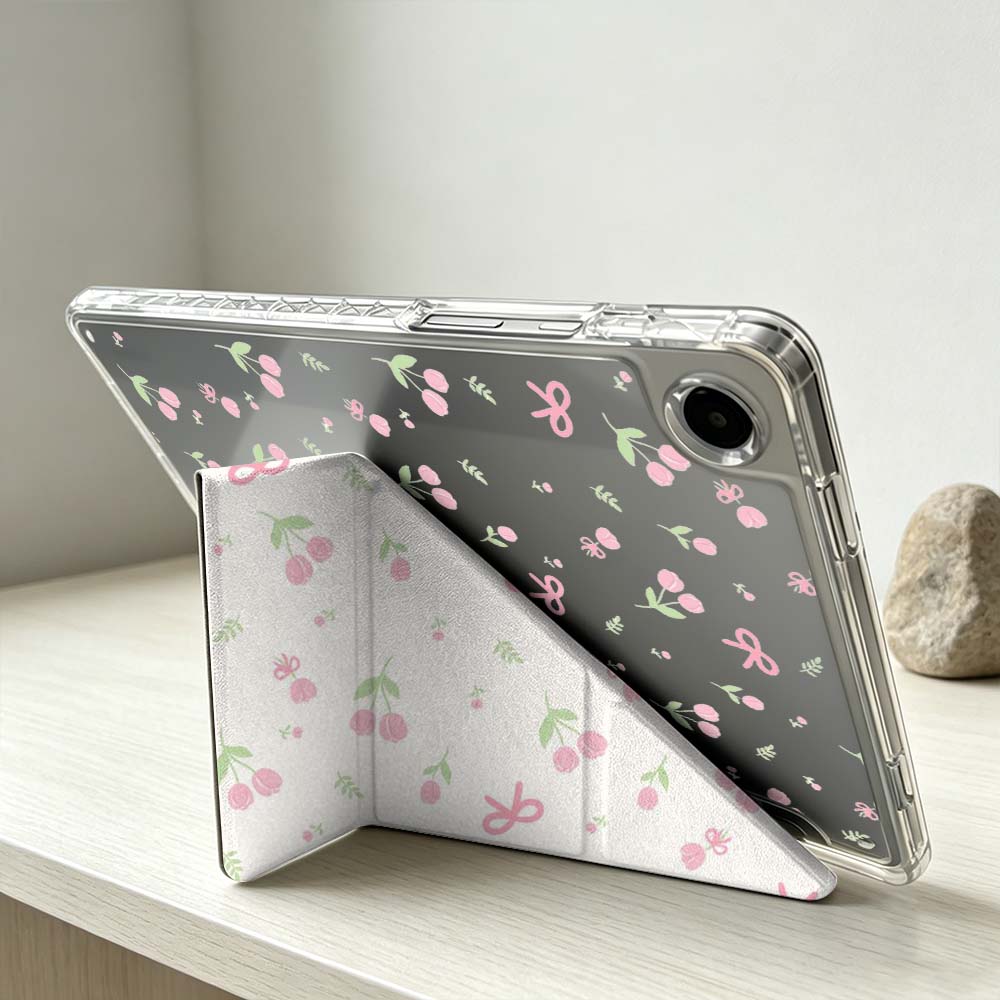 Pink Flower Bow Pattern For Sa - Remarkable Tablet Accessories 评论和价格