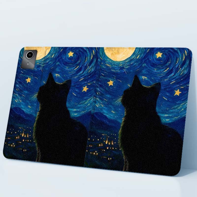 Oil Painting Cat Panda For Xia - Lenovo Tablet P12 Accessories 评论和价格