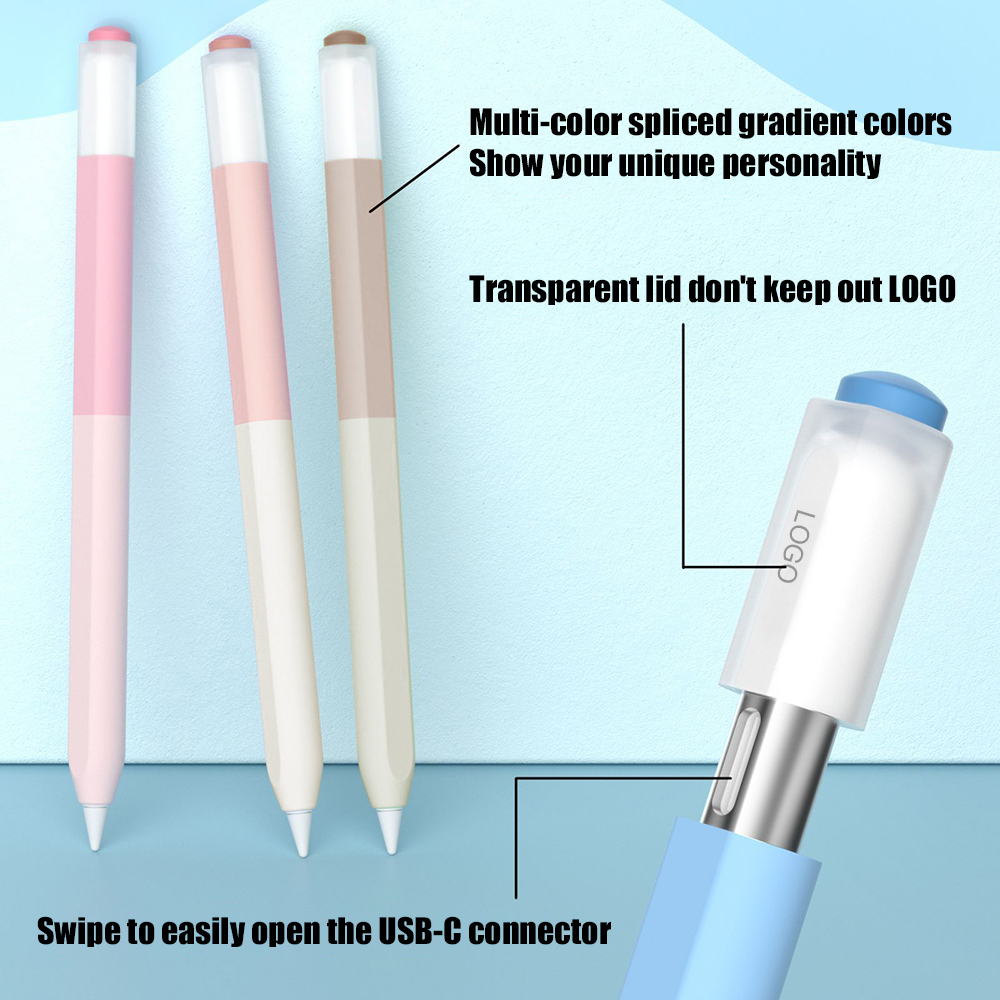 Color Splicing Silicone Pen Ca - Tablet Stylus Accessories 评论和价格