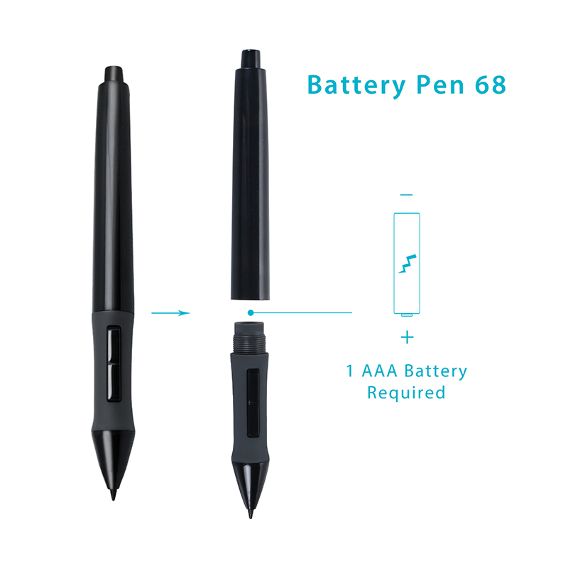 HUION PEN68 For Graphic Tablet - Huion Tablet Accessories 评论和价格