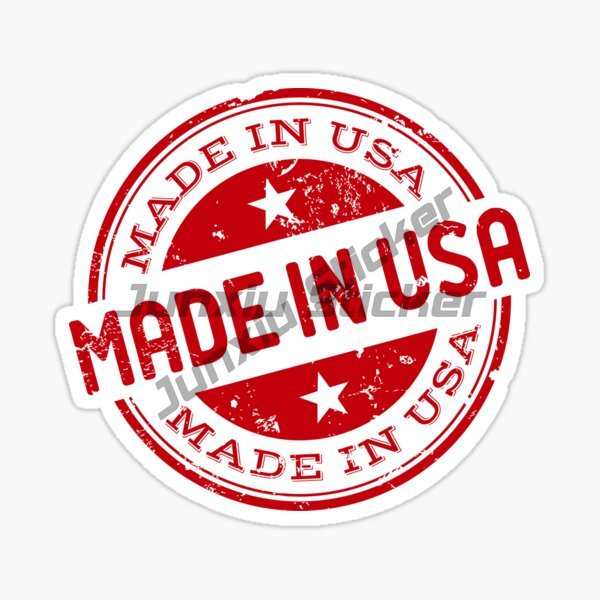 MADE IN USA Flag Vinyl Car Sti - Tablet Accessory 评论和价格