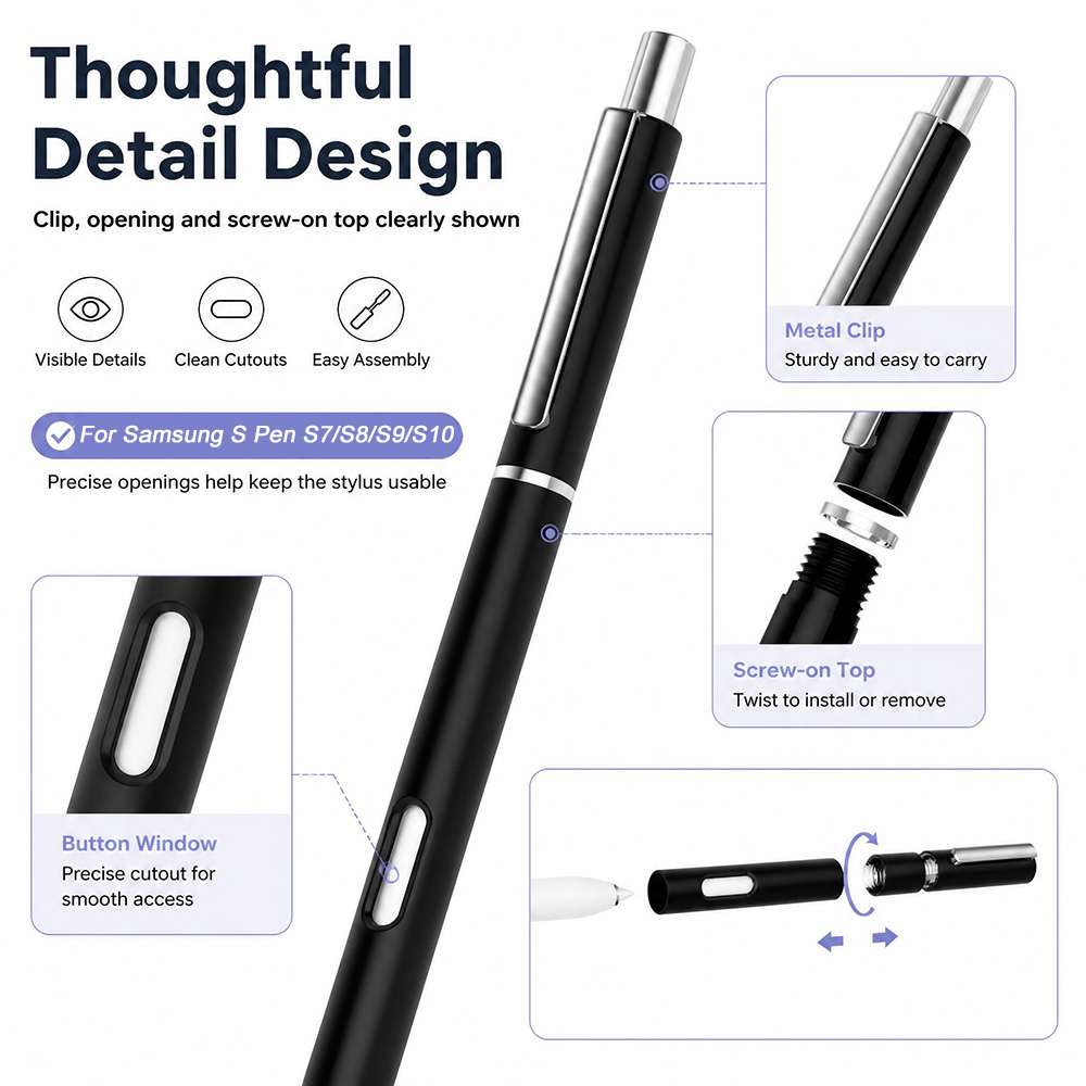 New Pencil Case S Pen For Sams - Samsung Tablet S10 Accessories 评论和价格