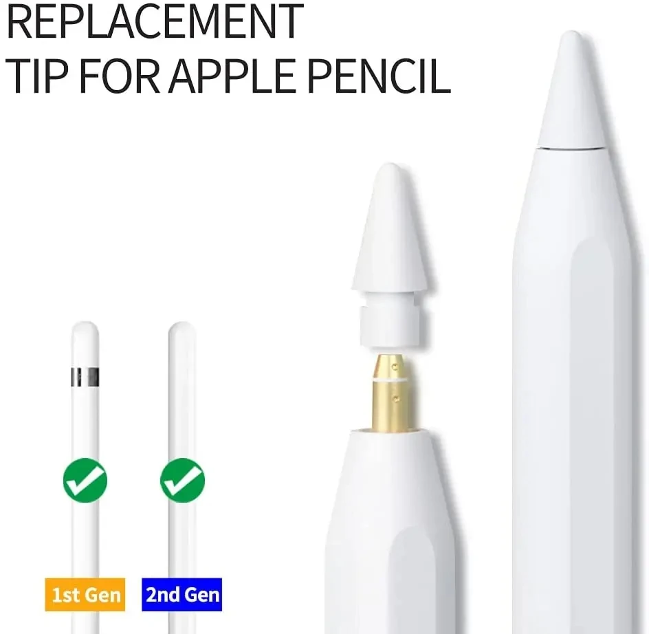 Replacement Pencil Tips for Ap - Tablet Stylus Accessories 评论和价格
