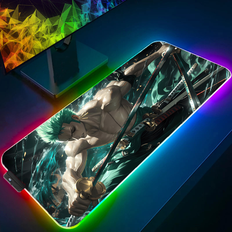ONE PIECE Zoro Mouse Pad RGB G - Tablet Accessories For Gaming 评论和价格
