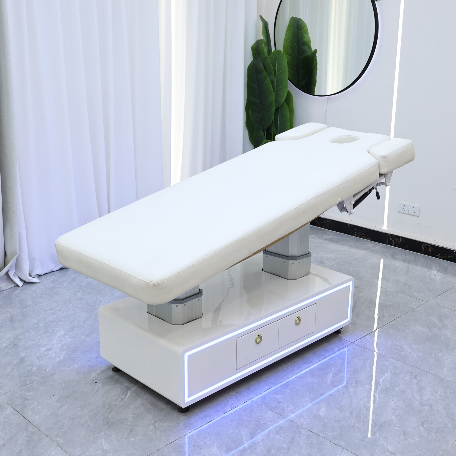 Electric Lifting, White Beauty - Massage Table Accessories Uk 评论和价格