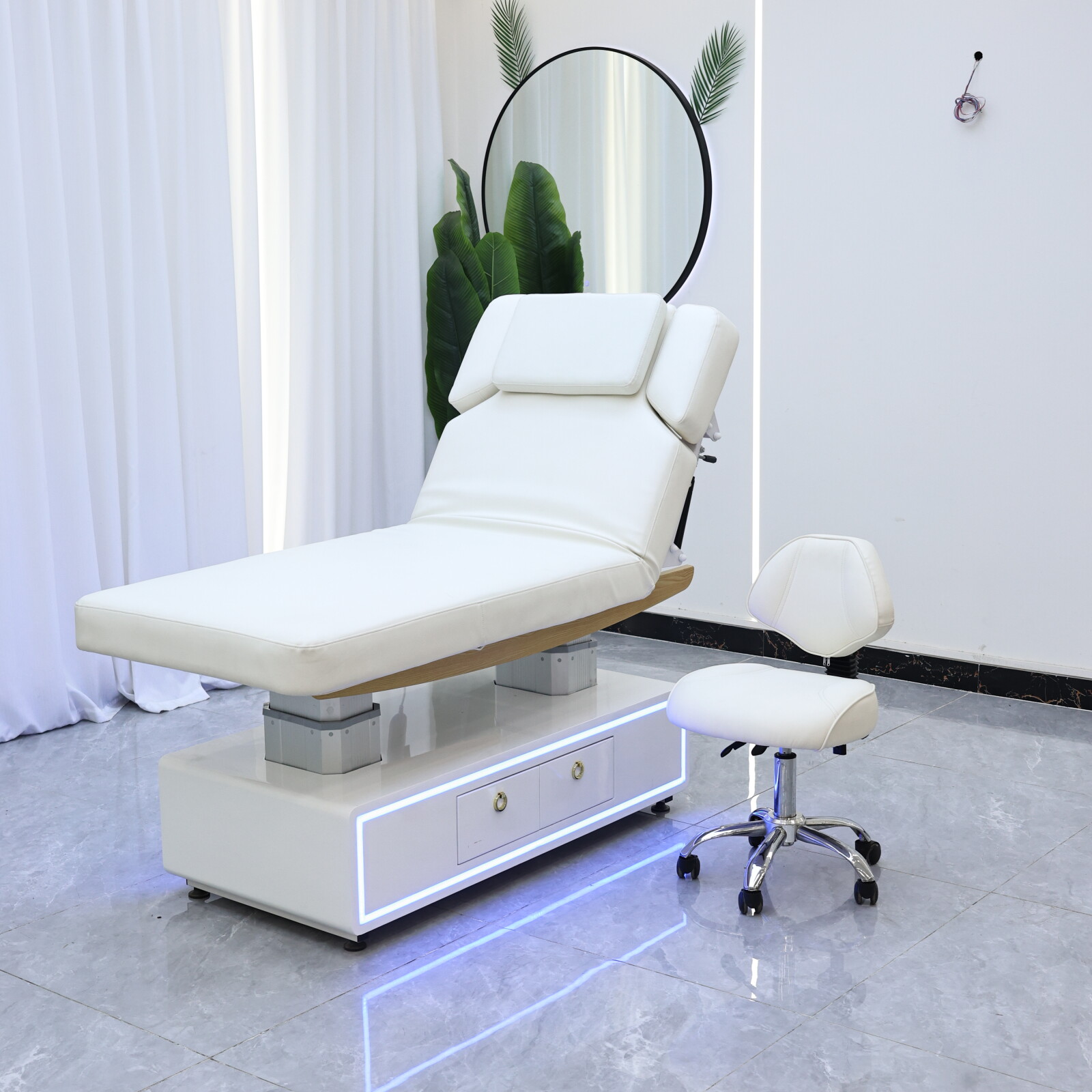 Electric Lifting, White Beauty - Massage Table Accessories Uk 评论和价格