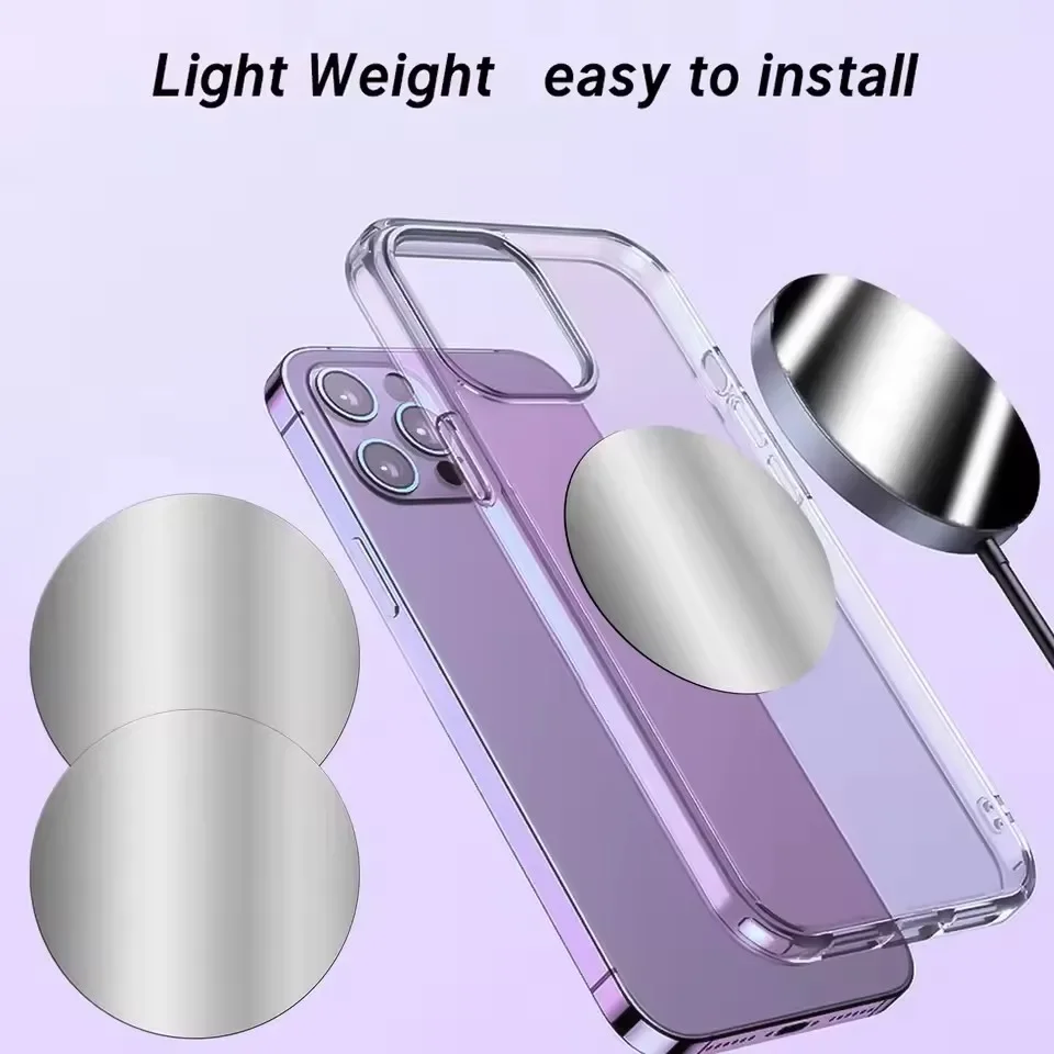 1-5PCS 8CM Magnetic Metal Plat - Essential Tablet Accessories 评论和价格