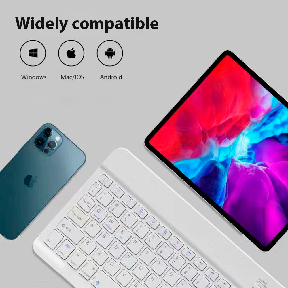 Bluetooth Wireless Keyboard Un - Essential Tablet Accessories 评论和价格