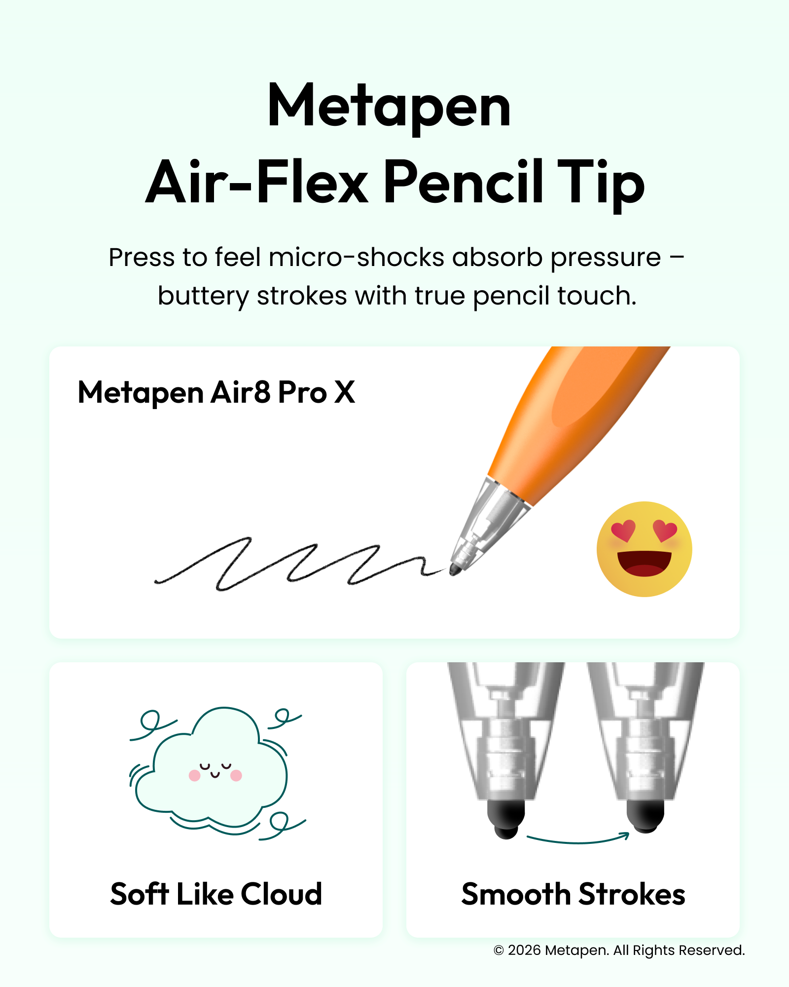 MetaPen Palm Rejection Stylus  - Tablet Stylus Accessories 评论和价格