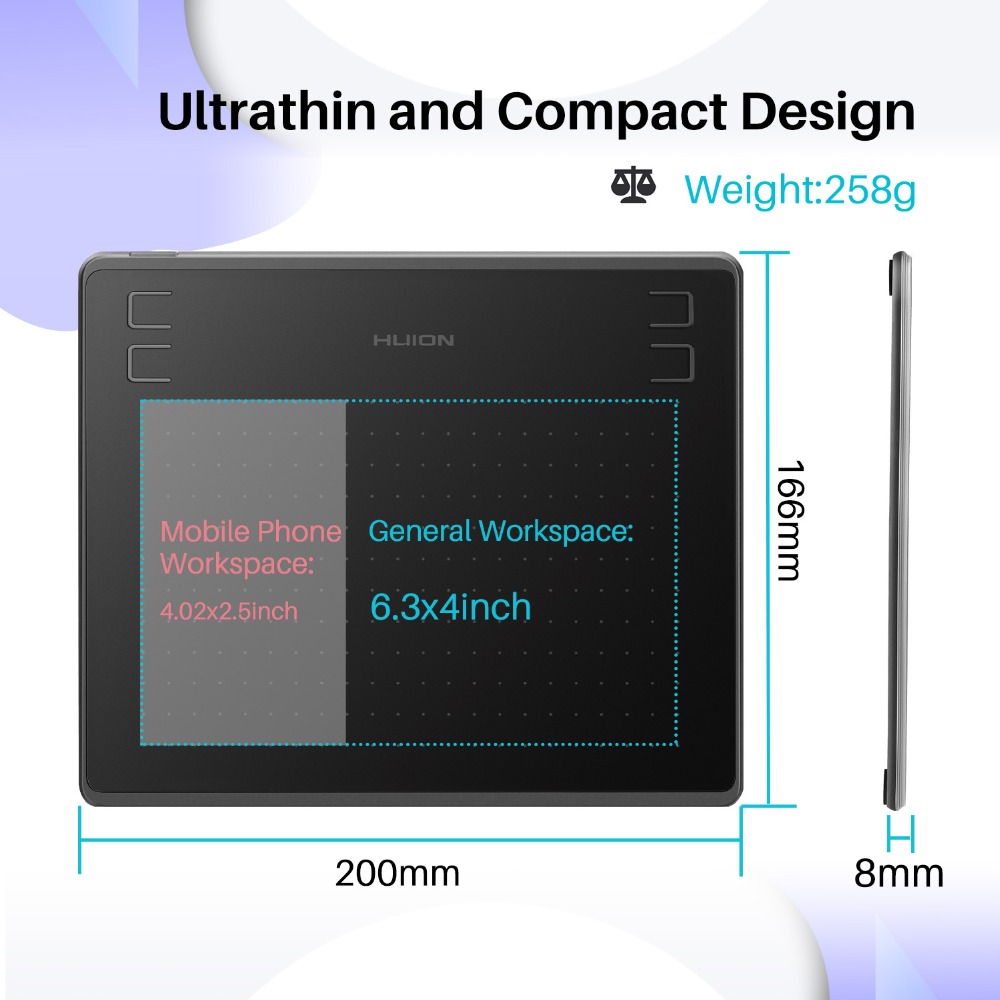 Huion HS64 Graphics Tablet Dig - Huion Tablet Accessories 评论和价格