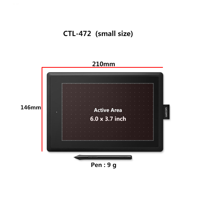 One by Wacom CTL-472 Digital G - Wacom Tablet Accessories 评论和价格