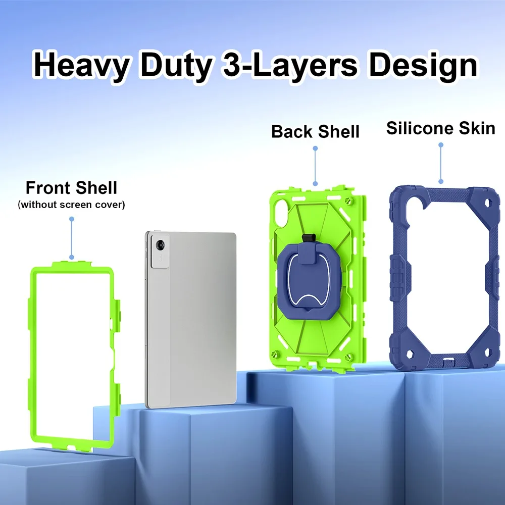 360° Rotating Rugged Case For  - Lenovo Tablet M11 Accessories 评论和价格