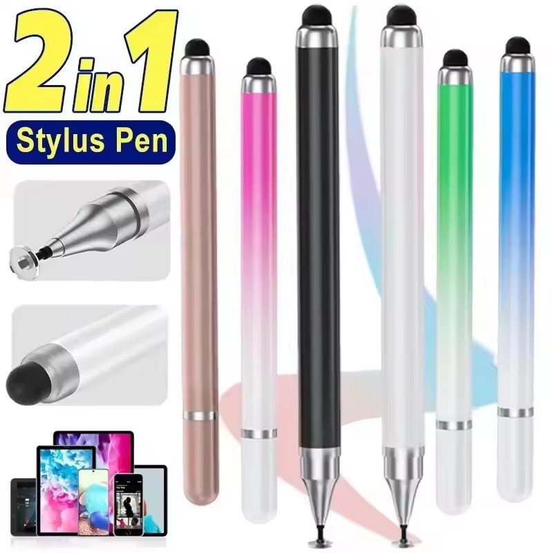 2 in 1 Universal Stylus Pen Fo - Essential Tablet Accessories 评论和价格